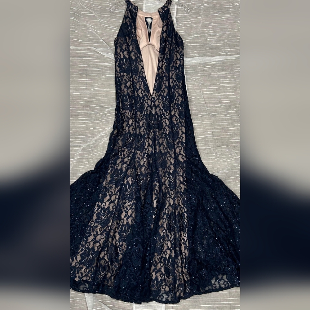Elegant Black Lace Gown